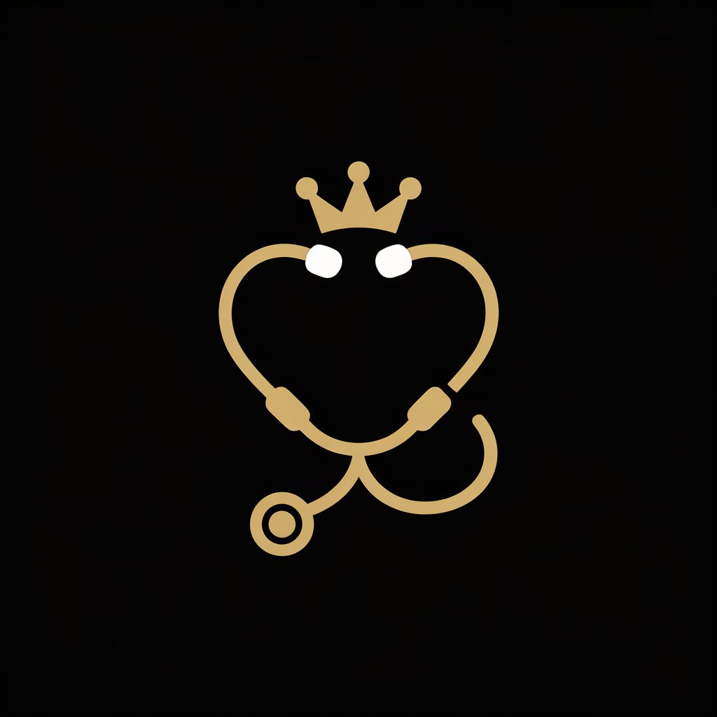 a golden logo design of a stethoscope fo upmwi tutkamz y6z8xlxa g 59isshqyot6uhj7 7tra